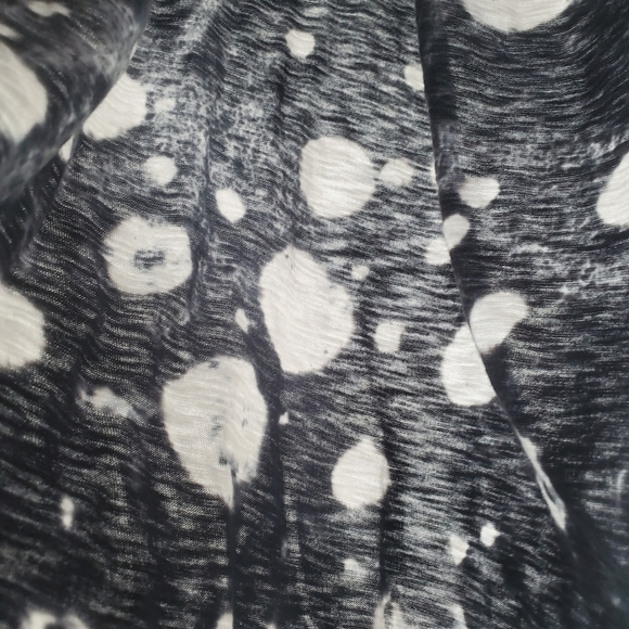 Om Girl Rare Mindful Burnout Celestial Splatter Spotted Racer Back Tank Top XS - Picture 6 of 7